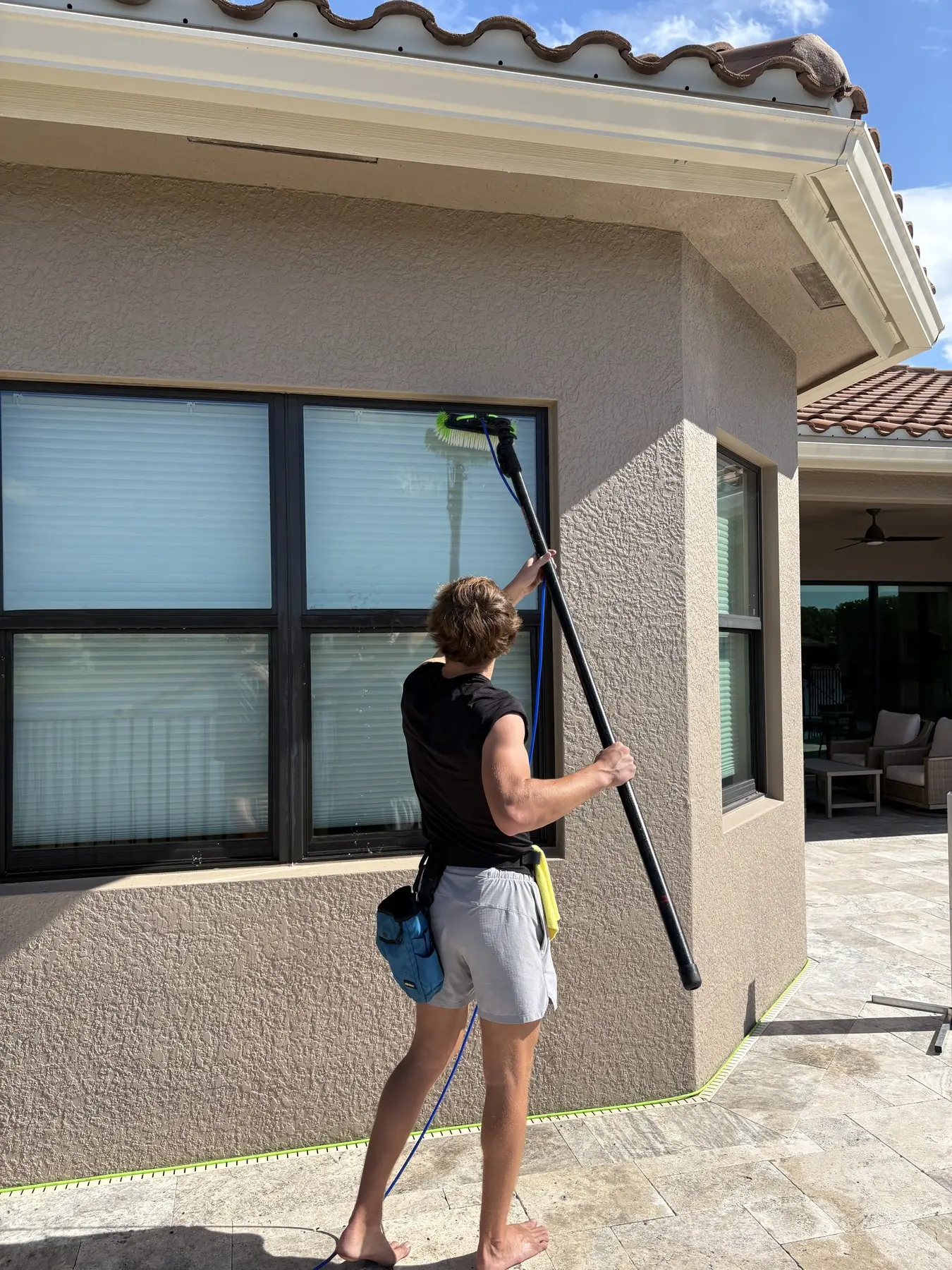 A clean, bright home exterior representing our work in North Naples, Florida